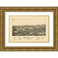 thumbnail image 1 of Norris 32x22 Gold Ornate Wood Framed with Double Matting Museum Art Print Titled - Morrisville Vermont - Norris 1889, 1 of 4
