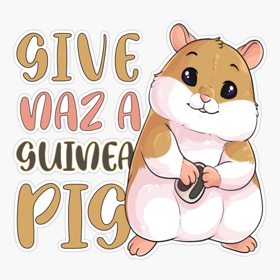Norris Nuts, Give Naz A Guinea Pig, Premium Norris Nuts Legends Design Er, Phone Decal Water Bottle Stickers Car Decals, Funny Birthday Gift