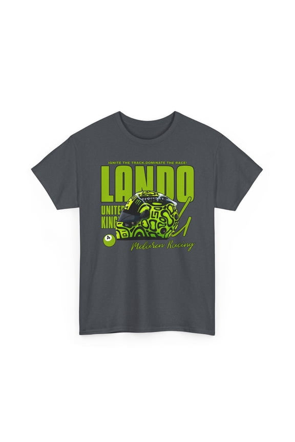 Norris Vintage T-Shirt | Inspired Retro Formula Racing Graphic Tee (Tweed, S)