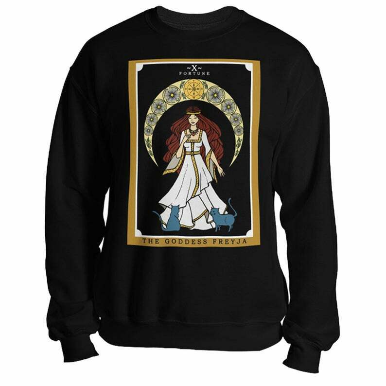 T-shirt Unisex Mythologie Viking - Déesse Freyja, Amour Et Guerre - Culture Wars - Neuf Avec étiquettes