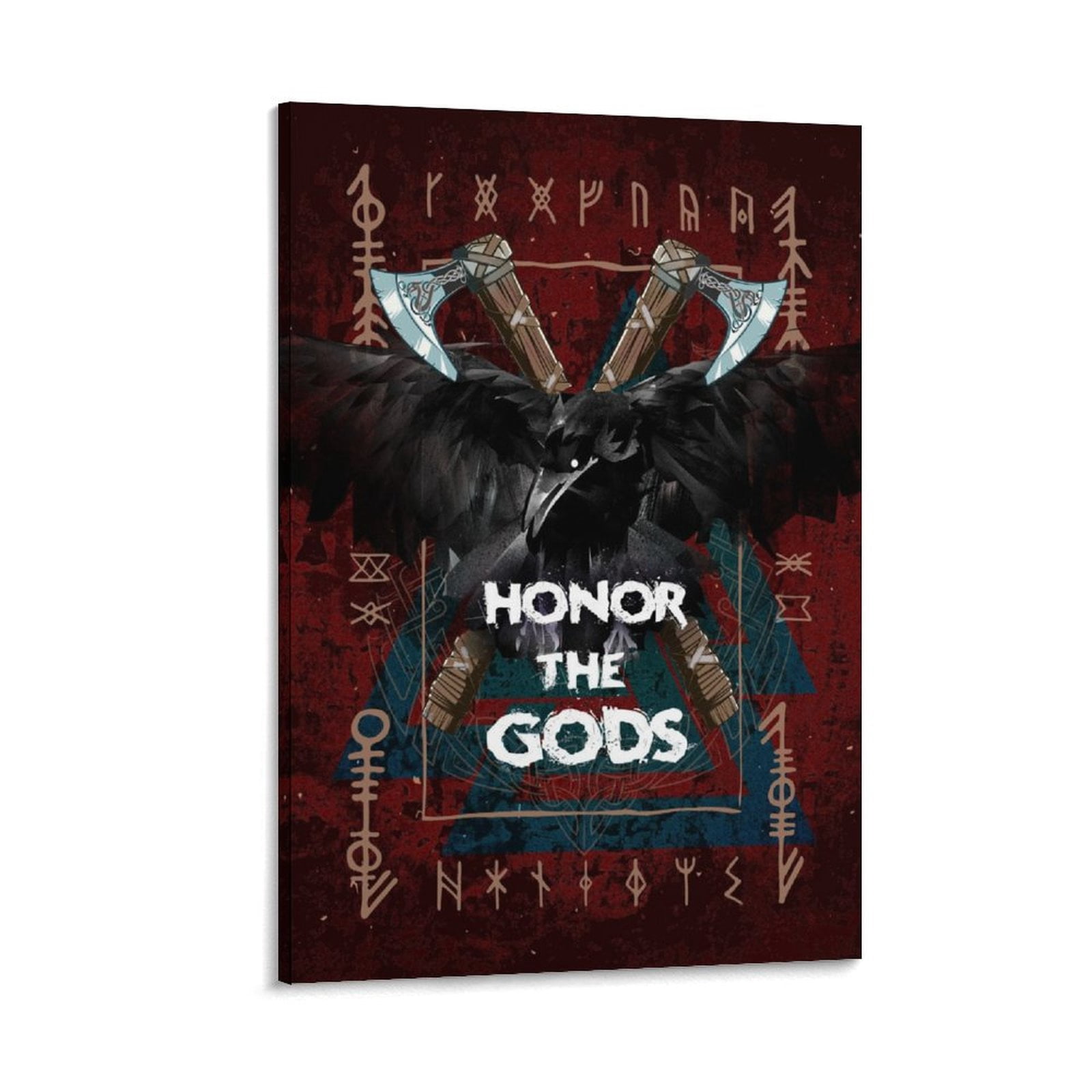 Norse Mythology Viking Poster Honor The Gods Artworks Picture Print ...