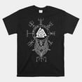 Norse Symbol Celtic Compass Vegvisir Viking Valknut Shirt