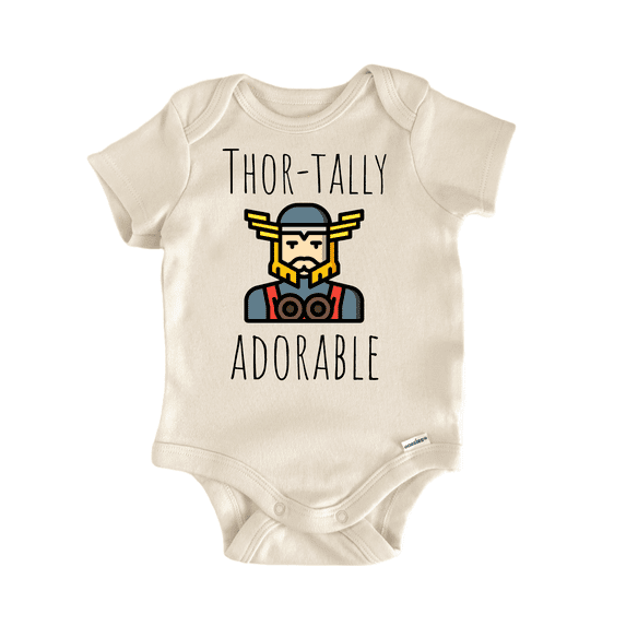 Norse Viking Comic Book Newborn Baby Bodysuit