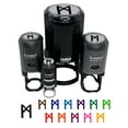 thumbnail image 1 of Norse Viking Dwarven Rune Letter M Self-Inking Rubber Stamp Ink Stamper - UV Ink - Mini 1/2 Inch, 1 of 7