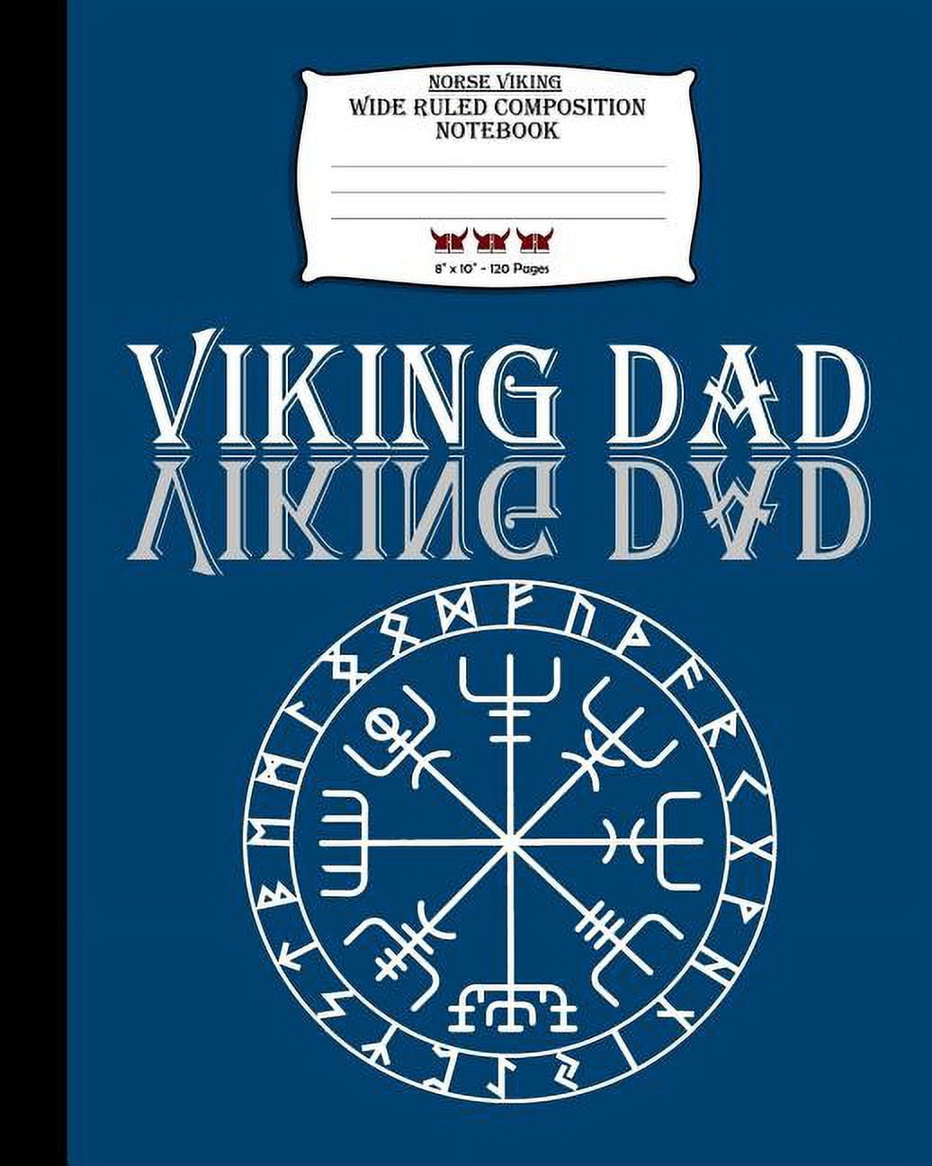 Norse Viking, Wide Ruled Composition Notebook. 8x 10. 120 Pages: Nordic ...