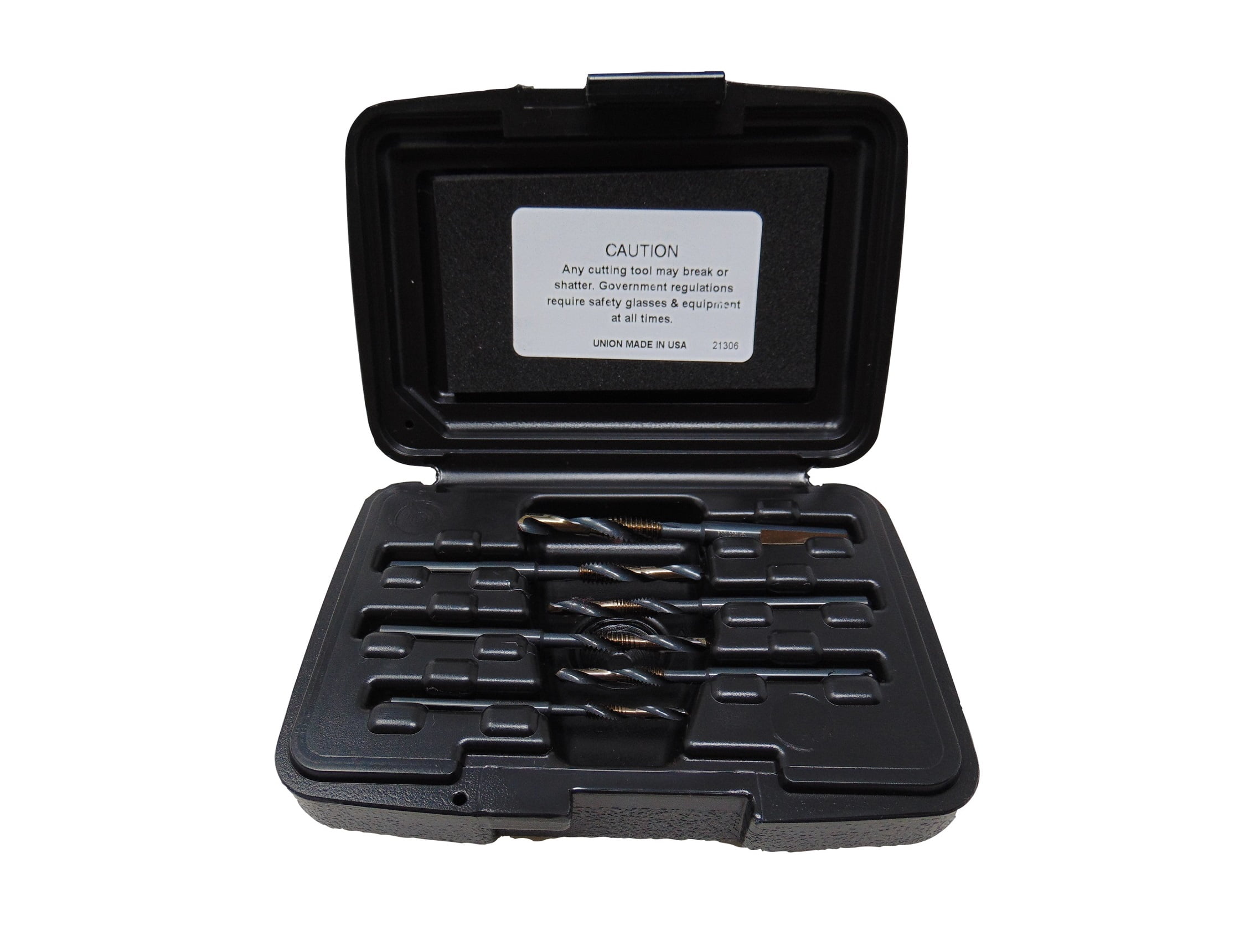 Norseman 21330 6 Piece Super Premium Black and Gold Combo Drill and Tap