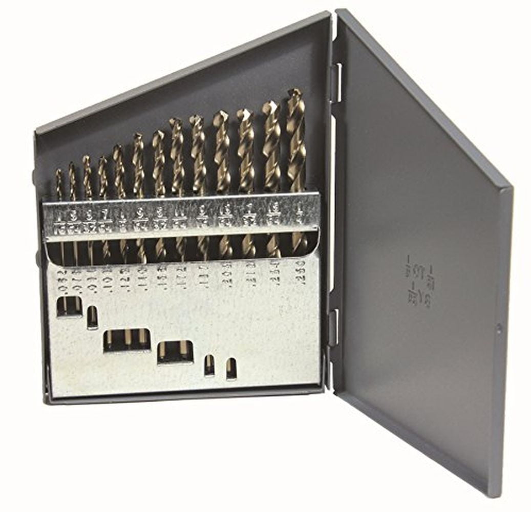 Norseman 68320 240-D 135deg Split Pt Cobalt Jobber Gold  Drill Bit Set 13 PC