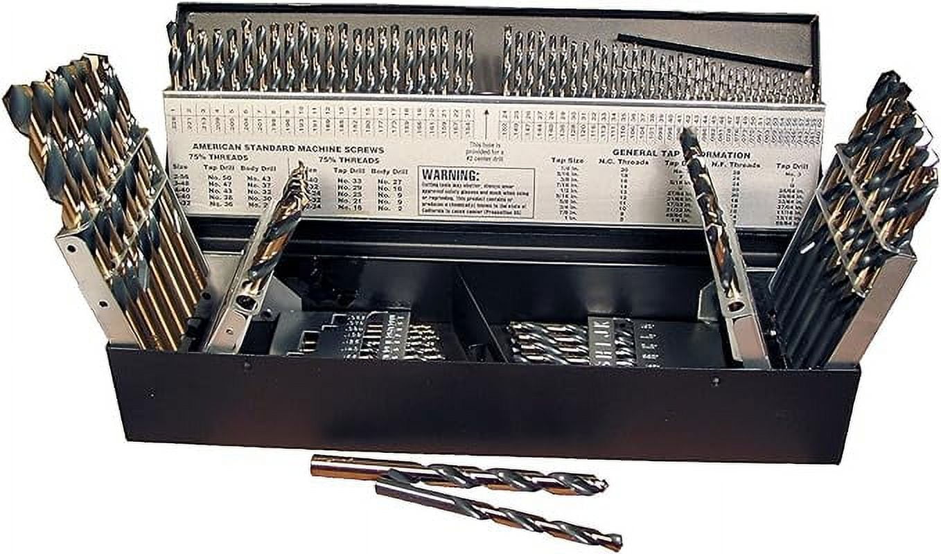 Norseman 93840 1/PK 115pc SP-115 Super Premium Jobber Drill Set (115 Piece)