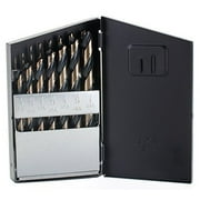 Norseman Drill and Tool 66470 SPM-15 135 Degree Split Point Magnum Sup Premium Mechanical Drill Bit Set 15 Piece