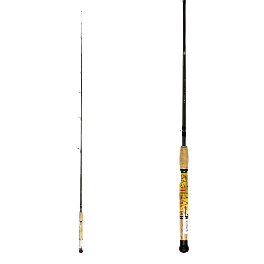 Walleye 6'3 1pc Rod Shimano Walleye Fishing Rod - 6'3" One-Piece Spinning  Rod For Walleye & Panfish Walleye 6'3 1pc Rods