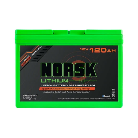 Norsk Inc B12120GH 12.8v-120ah-nsk-trolling-house