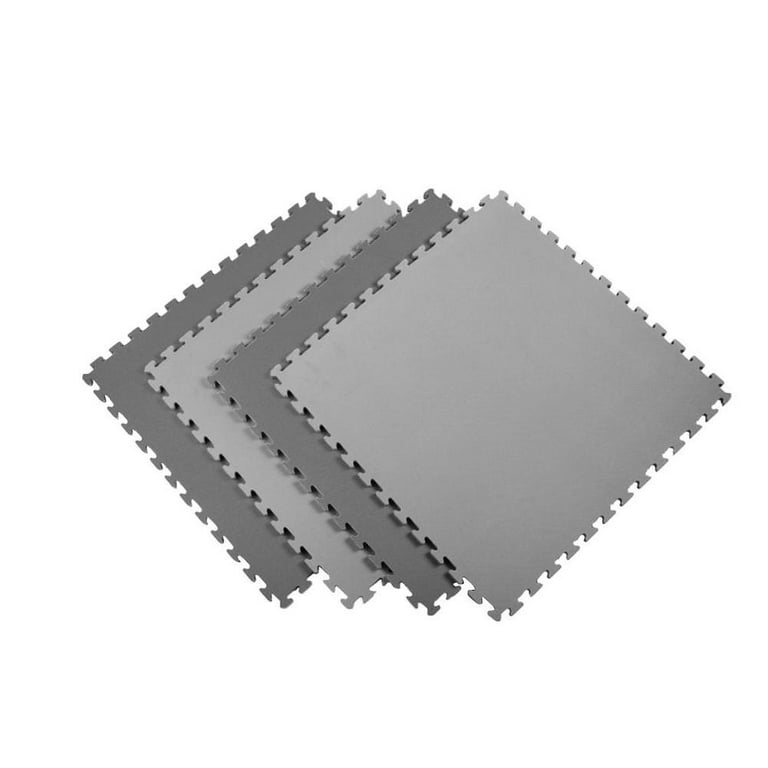 Norsk Multicolor-Gray 24 in. x 24 in. EVA Foam Multi-Purpose Reversible Interlocking Tiles, 16 Tiles Norsk Multicolor-Gray 24 in. x 24 in. EVA Foam Multi-Purpose Reversible Interlocking Tiles, 16 Tiles