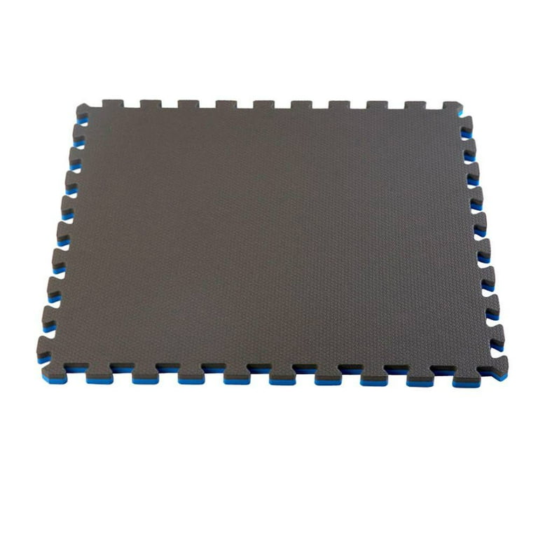Norsk Blue/Black 24 in. x 24 in. EVA Foam Multi-Purpose Reversible Interlocking Tile (16-Tile) Norsk Blue/Black 24 in. x 24 in. EVA Foam Multi-Purpose Reversible Interlocking Tile (16-Tile)