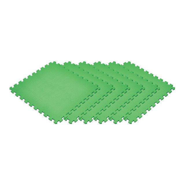 Norsk Green 24 in. x 24 in. EVA Foam NonToxic Solid Color Interlocking