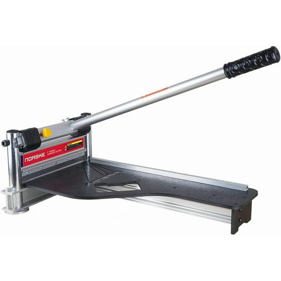 Norske Tools NMAP010 9" Laminate Flooring and Siding Cutter with Heavy Duty Fixed Aluminum Fence and Built-in Precision Angled Miter Settings Including Knee Pads