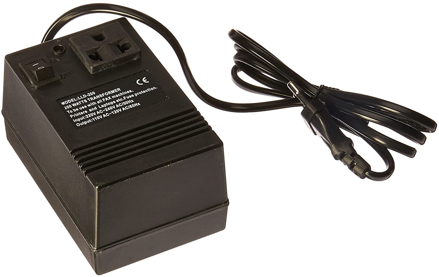 Norstar 100-220V 2-Prong Power Adapter with CE Certification, NS200W