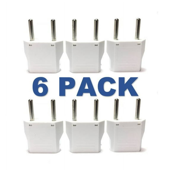 Norstar American to Europe Asia 4mm Plug Adapter 2 Round Pins