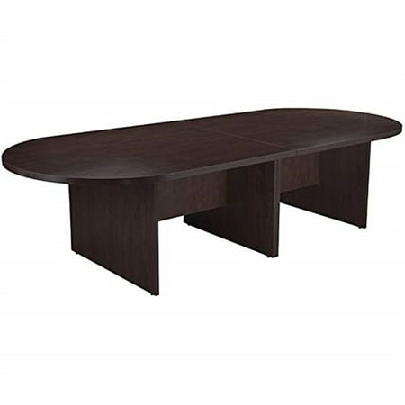 Boss Office 10Ft Race Track Conference Table - Mahogany