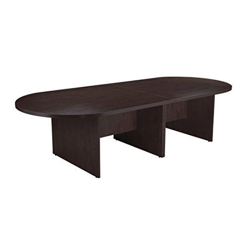 BossChair Boss 10Ft Race Track Conference Table - Mahogany