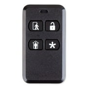 2GIG KEY2-345 4-Button Key fob Remote with Year Lithium Battery, Compatible with 2GIG Control Panels KEY2