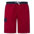 thumbnail image 1 of North 15 Boy's Beach Swim Trunks Shorts with Cargo Pockets-6104B-Nvy/Rd-14-16, 1 of 6