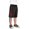 thumbnail image 1 of North 15 Boy's Closed Mesh Athletic Basketball Shorts With Side Pockets-3033TB-Blk/Rd-18, 1 of 2