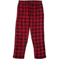 thumbnail image 1 of North 15 Boy's Cozy Plaid Polar Fleece Lounge Pants-1225B-Design 9-8, 1 of 1