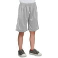 thumbnail image 1 of North 15 Boy's Horizontal Print Basketball Mesh Shorts with Side Pockets-3290B-3290-Slvr-14-16, 1 of 2