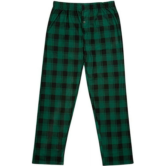 North 15 Boy's Plaid Plush Fleece Pajama Pants-1205B-Design7-8
