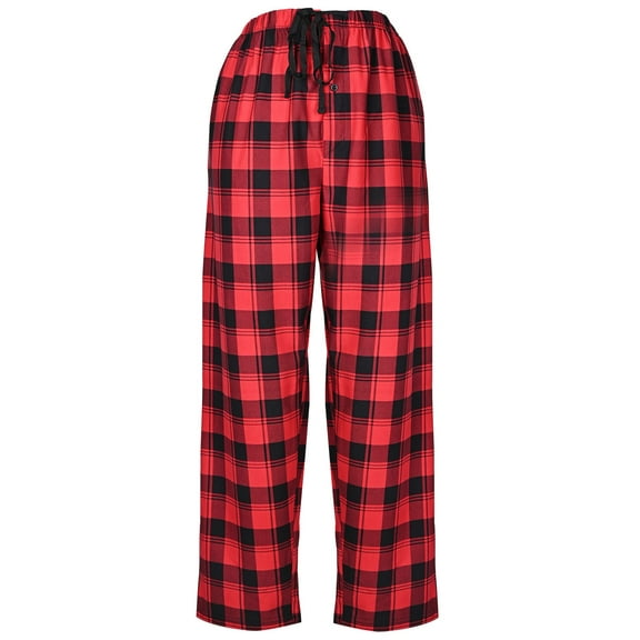 North 15 Boy's Plaid Plush Fleece Pajama Pants - Small / Size 8 - 1205B-Design3-8
