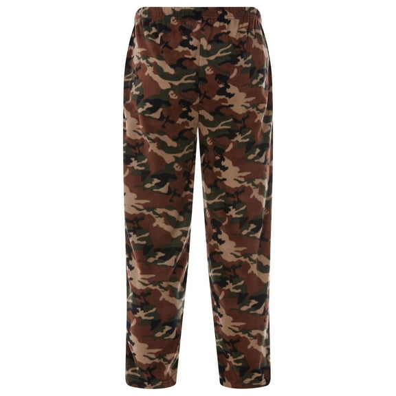 North 15 Boys Cozy Micro Fleece Camouflage Pajama Pants-1227B-1-18