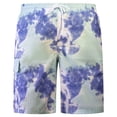 thumbnail image 1 of North 15 Boys Microfiber Tie Dye Print Swim Trunk with Cargo Pockets-7155B-Blu-Ryl-18, 1 of 6
