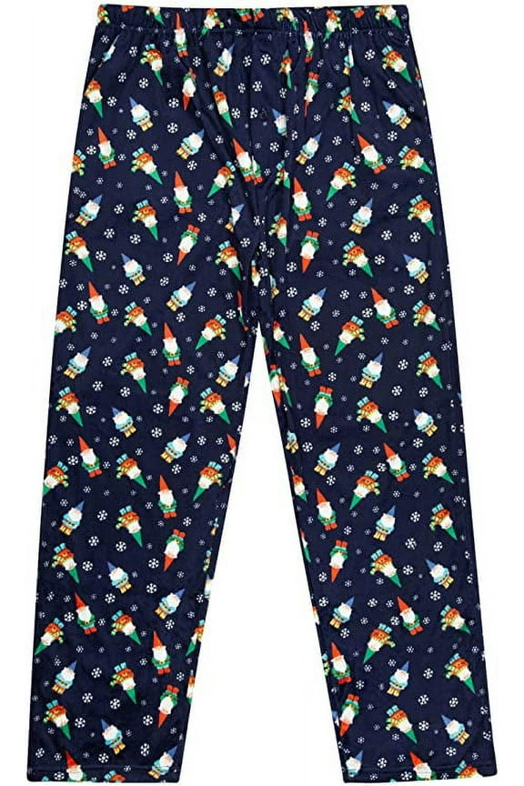 Boys Super Soft Holiday Print Pajama Pants-1215B-Des5-10-12
