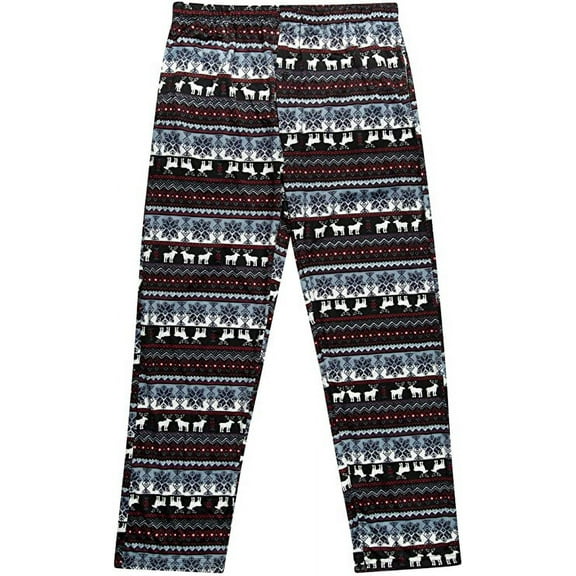 North 15 Boys Super Soft Holiday Print Pajama Pants-1215B-Des6-18