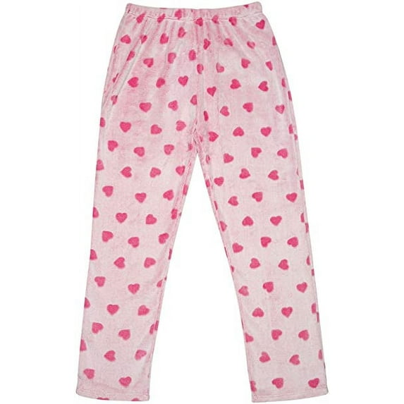 North 15 Girls Cozy Burnout Flannel Pajama Pants-L1340G-Design4-14