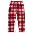 thumbnail image 1 of North 15 Ladies Plaid,Plush Fleece Pajama Pants with Drawstring Waist-L1305-Design3-XL, 1 of 2