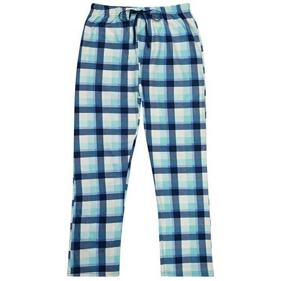 North 15 Ladies Plaid,Plush Fleece Pajama Pants with Drawstring Waist-L1305-Design4-2XL