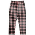 thumbnail image 1 of North 15 Ladies Plaid,Plush Fleece Pajama Pants with Drawstring Waist-L1305-Design6-2XL, 1 of 2