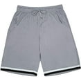 thumbnail image 1 of North 15 Men's Athletic Basketball Lightweight Shorts with Side Pockets-3016-Gry-4XL, 1 of 1