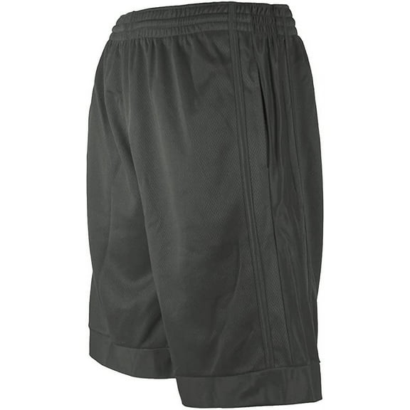 North 15 Men's Athletic Basketball Lightweight Shorts with Side Pockets-3020-Char-L