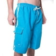 thumbnail image 1 of North 15 Men's Board Beach Swim Trunks Shorts with Cargo Pockets-5104-Aq-3XL, 1 of 7