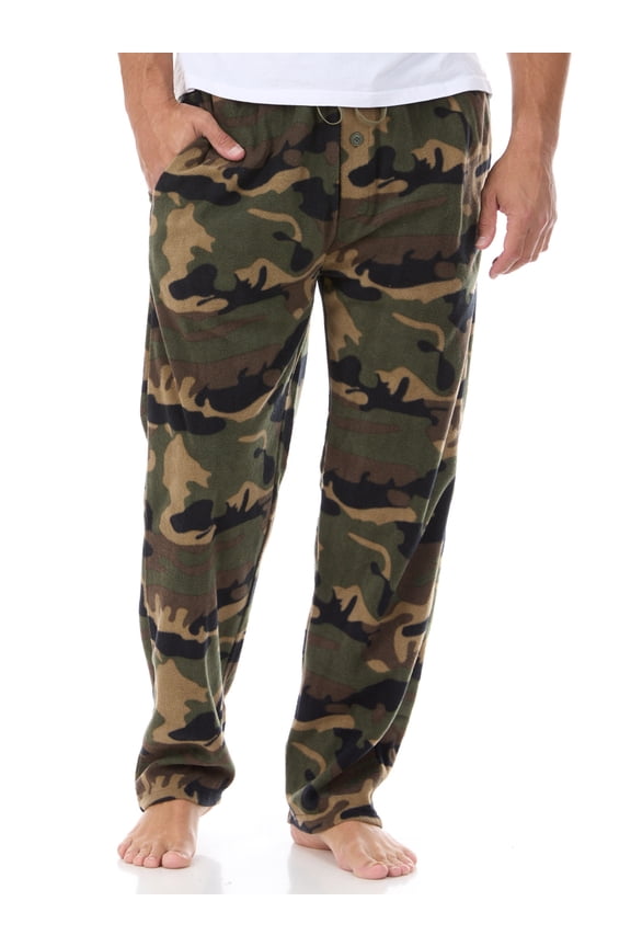 Men's Camouflage Micro Fleece Lounge Pants - 3X-Large, Camoprint5