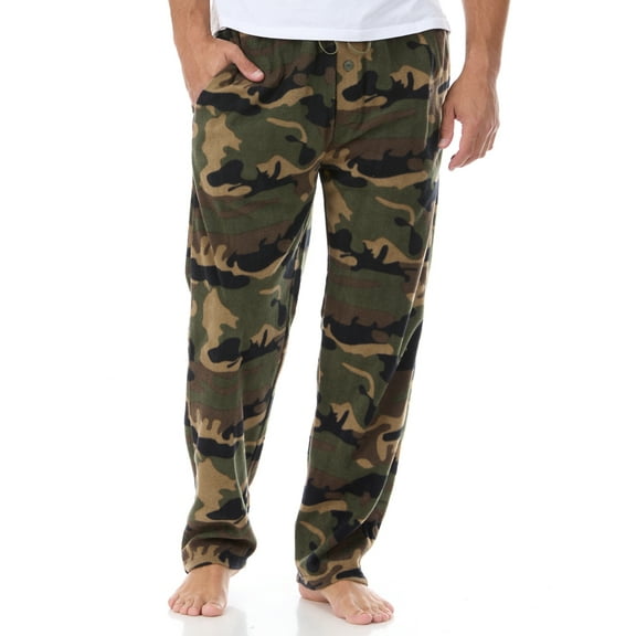 North 15 Men's Camouflage Micro Fleece Lounge Pants - 5X-Large, Camoprint5