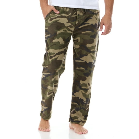 North 15 Men's Camouflage Micro Fleece Lounge Pants - Large, Camoprint2