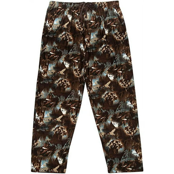 North 15 Men's Cozy Soft Flannel Lounge Pants - Large, Print4