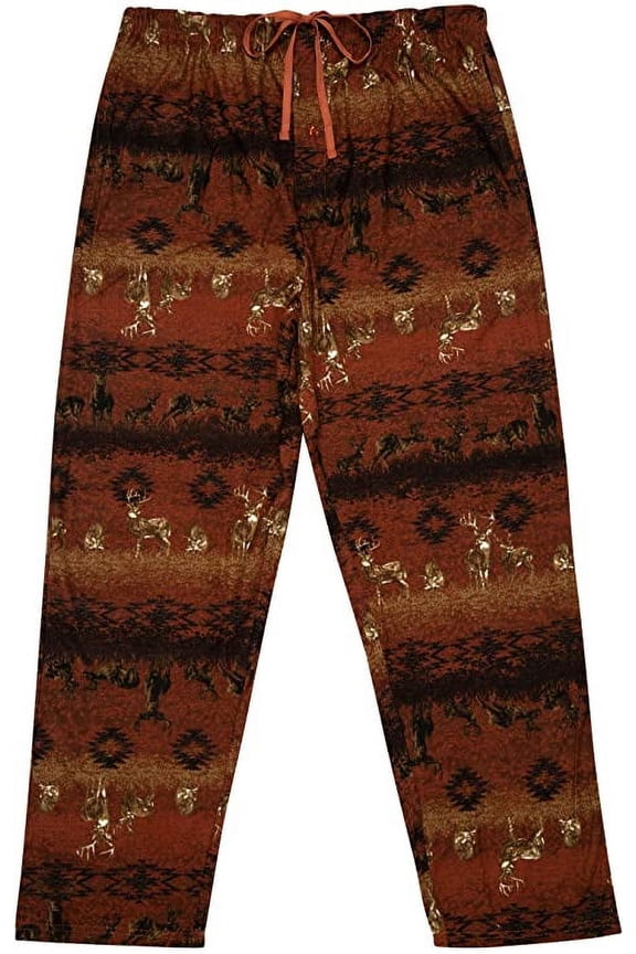 Men's Cozy Soft Flannel Lounge Pants - Medium, Print5