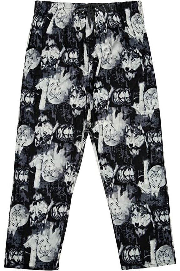 Men's Cozy Soft Flannel Lounge Pants - X-Large, Print2
