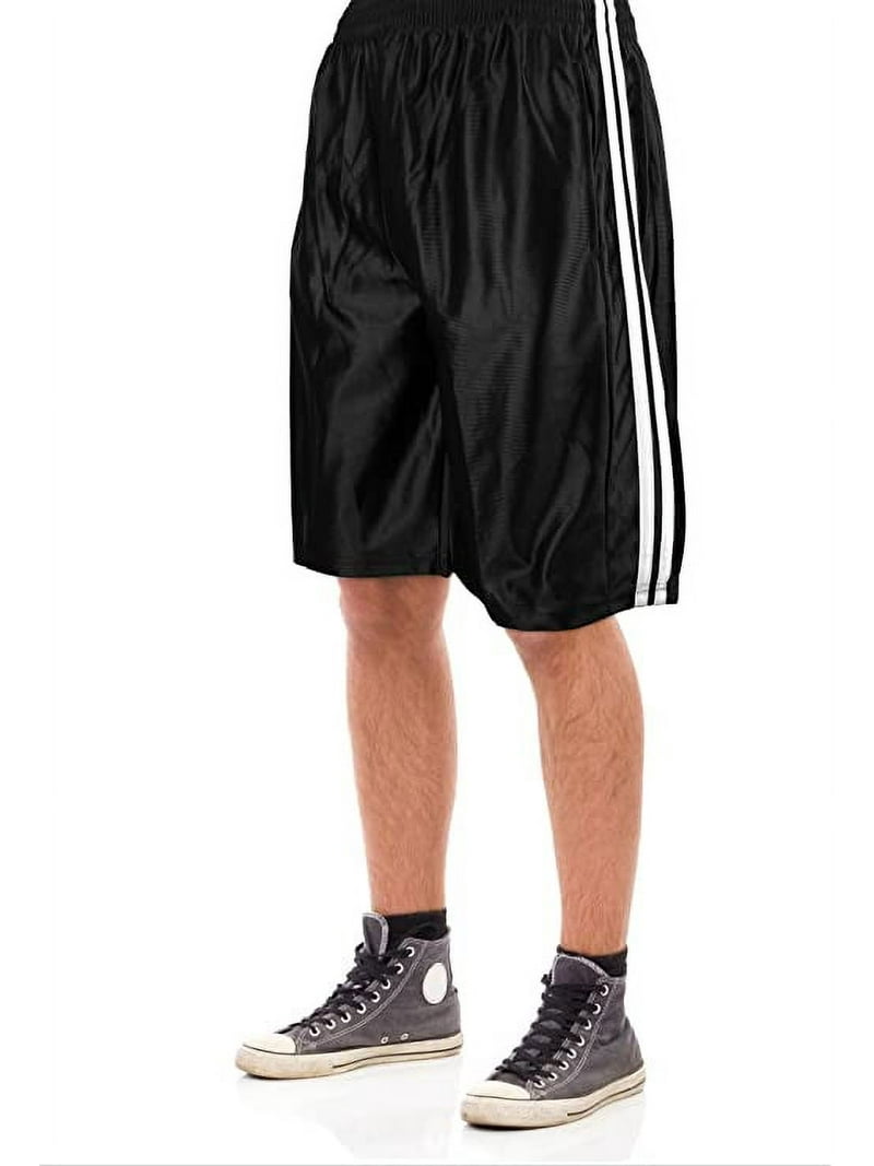 North 15 Men's Dazzle Athletic Basketball Shorts with Side Pockets