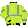 thumbnail image 1 of North 15 Men's High Visibility Safety Bomber Jacket, Fleece Lined-2003R-Lg, 1 of 2