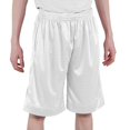 thumbnail image 1 of North 15 Men's Horizontal Print Basketball Mesh Shorts with Side Pockets-3290-White-3XL, 1 of 1